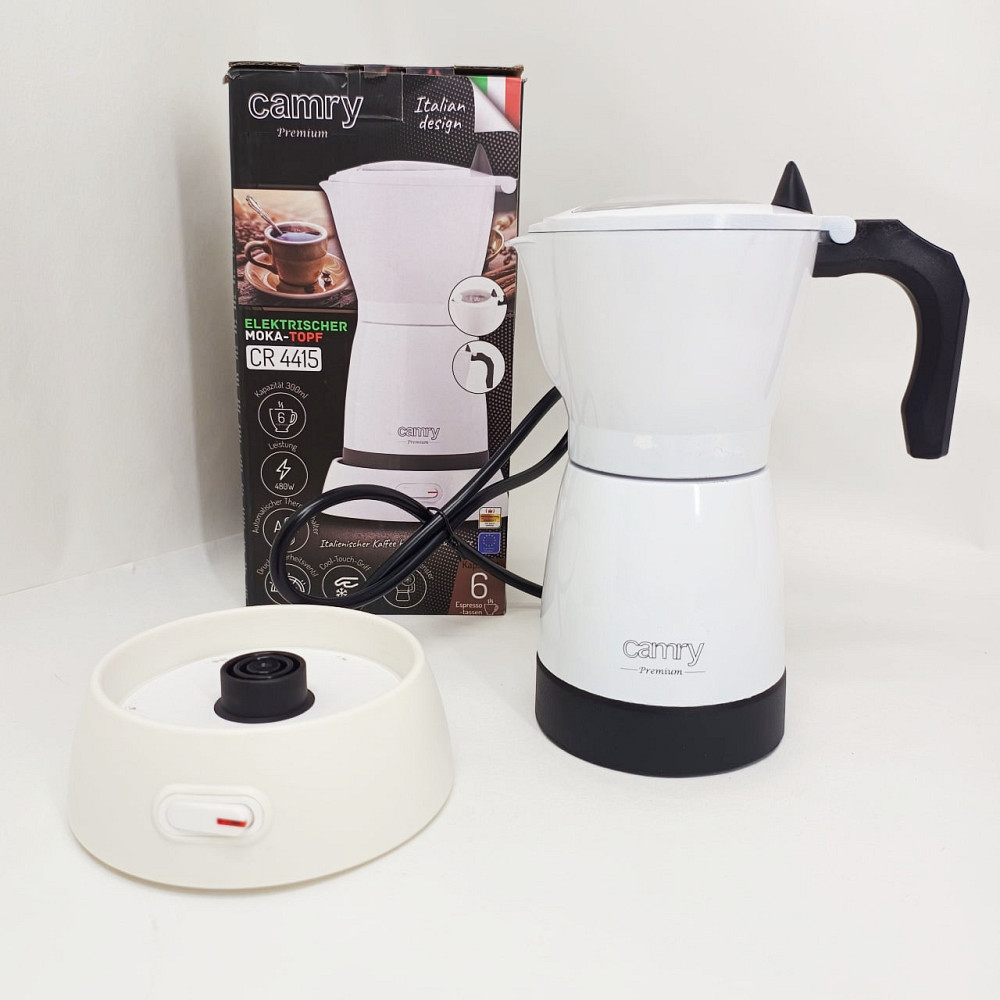 Кавоварка гейзерна для електричної плити, Гейзер 3 чашки, Гейзерна кавоварка для плити CN-63 Львів - фото 6