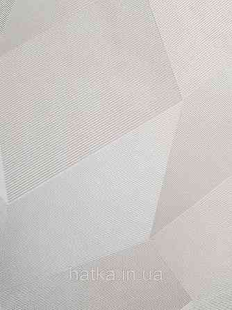 Шпалери метрові вінілові на флізеліні Sintra Vila геометрія фігури 3д бежеві сріблясті 534618 Київ