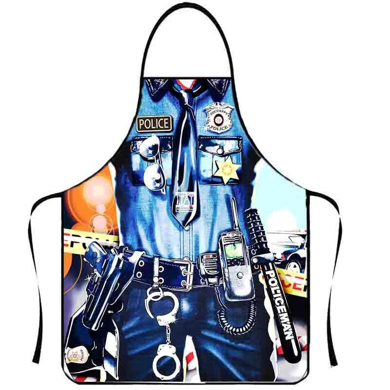 Фартук с приколом Полицейский 75 на 60 см разноцветный Киев - изображение 1