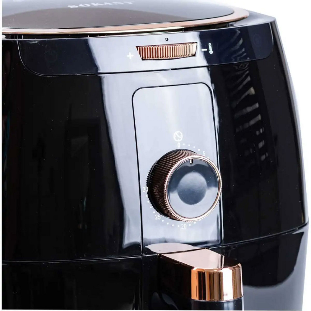 Sokany Аерогриль-фрітюрниця Sokany SK-8027 на 6.5 літрів 1300 Вт чорна Коломыя - изображение 5