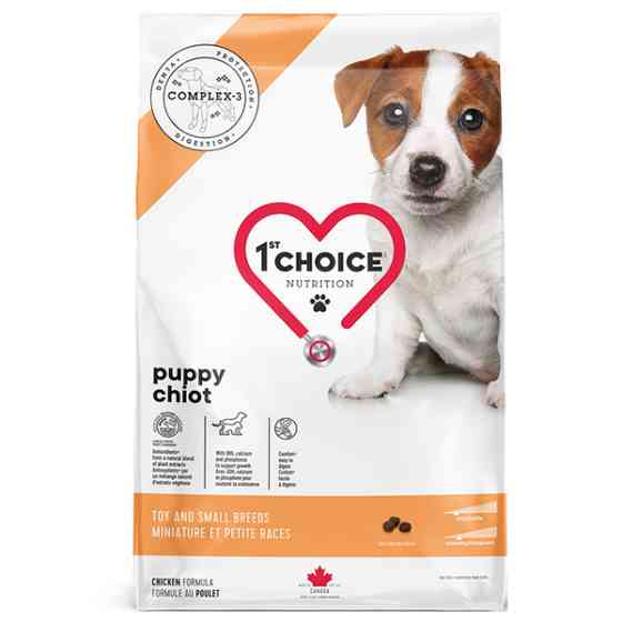 1st Choice Puppy Toy and Small ФЕСТ ЧОЙС ЦУЦЕНЯ МІНІ МАЛИХ КУРКА сухий суперпреміум корм для цуценят міні та малих порід Київ