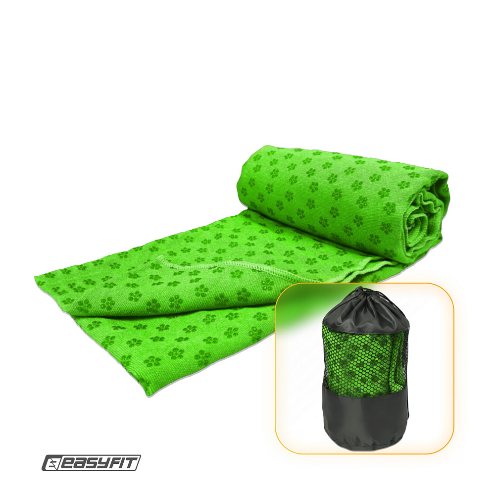 Рушник для йоги EasyFit Yoga Mat Towel з мікрофібри (Зелений) Коломыя - изображение 7