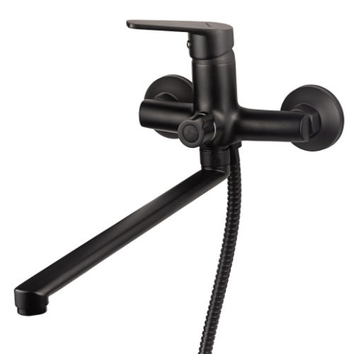 Змішувач S37 d35мм для ванної гусак прямий 350мм дивертор вбудований картрідж (B) Aquatica Житомир - изображение 2