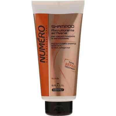 Шампунь Brelil Numero відновлюючий з екстрактом вівса 300 мл (8011935052905) Вінниця