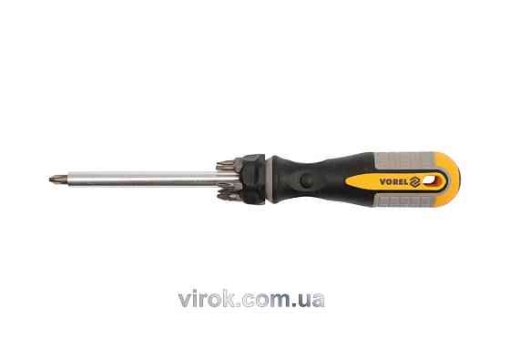 Викрутка телескопічна VOREL : 8 насадок, Cr-V [12/72] Одесса
