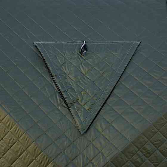 Намет зимовий утеплений "куб" 4-місний LUGI (210х210х210), Зимовий намет для рибалки туризму кемпінгу та подорожей Хакі LU-BD21 Київ