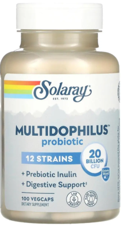 Пробіотики Solaray Multidophilus12 20 млрд ДЕШЕ 100 капс Київ