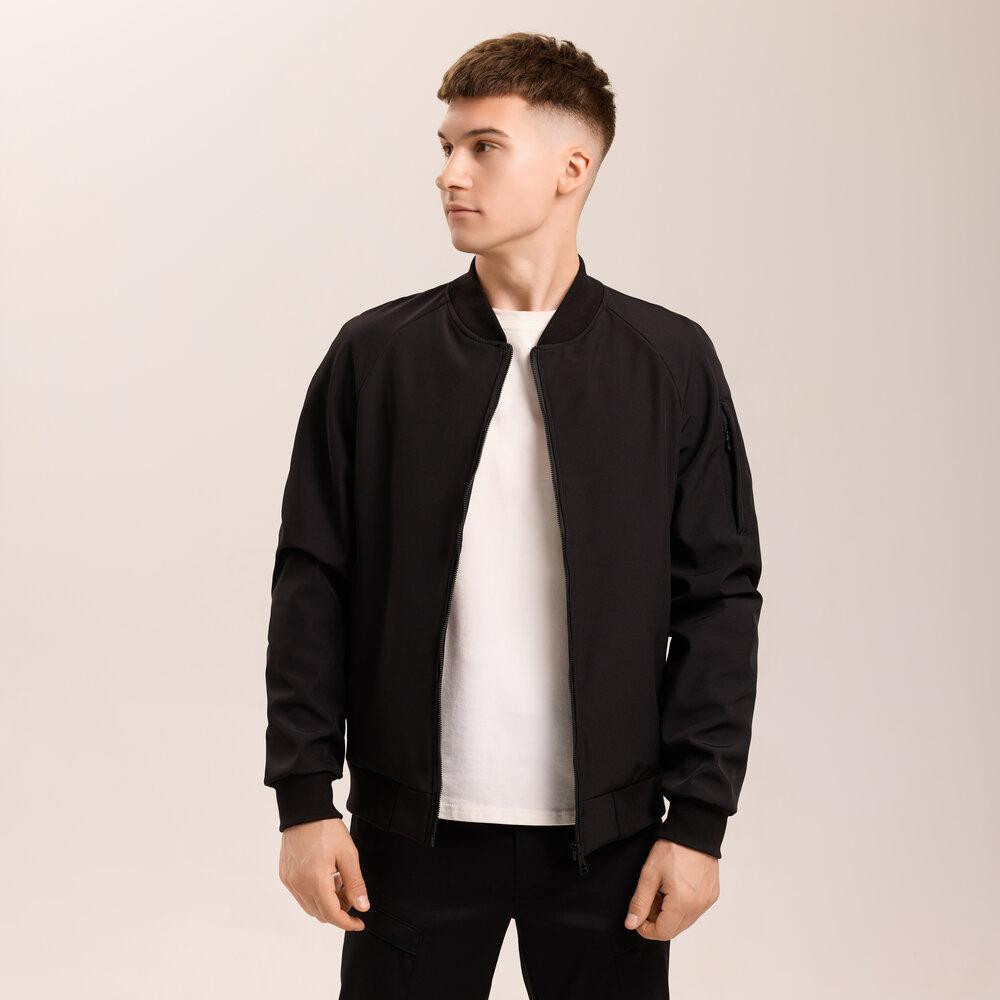 Бомбер Pobedov Thunder Чорний S OWbb3 167Sba Київ - фото 1