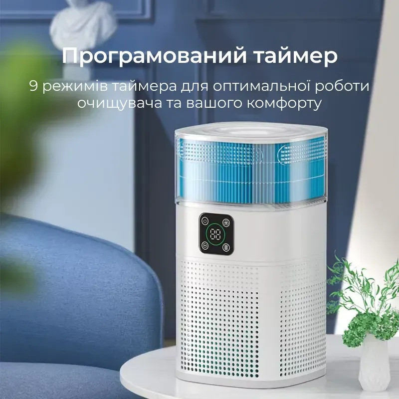 Очищувач повітря Doctor-101 Zean з функцією зволоження 2-в-1. Комбінований очисник-зволожувач повітря з HEPA-фільтром Дніпро - фото 6