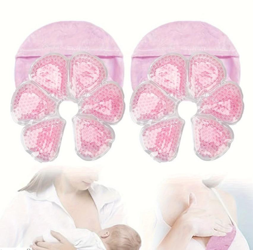 Гелеві термонакладки для грудей охолодження/зігрівання. Гелеві подушечки для грудей при лактації Київ - фото 4