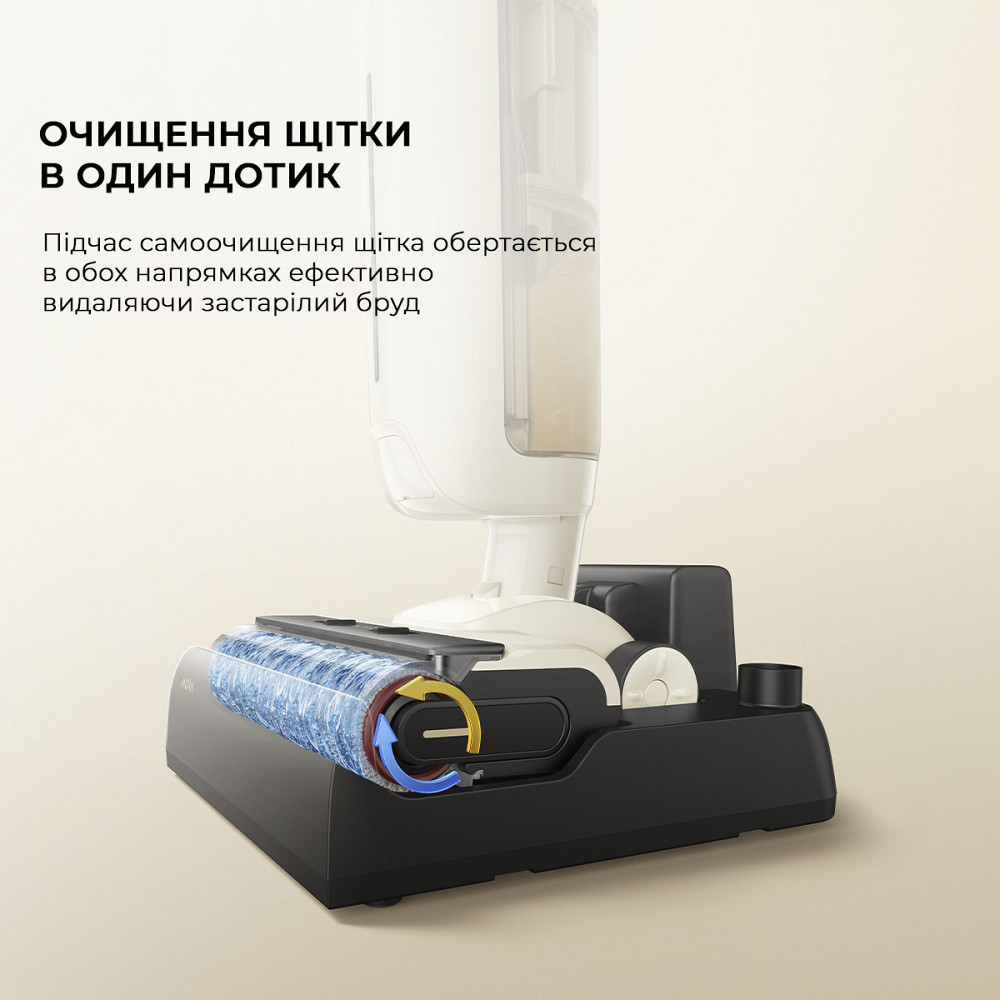 Акумуляторний мийний пилосос Dreame Mova K30 Mix (HMV24A) ( Білий ) Харків - фото 9