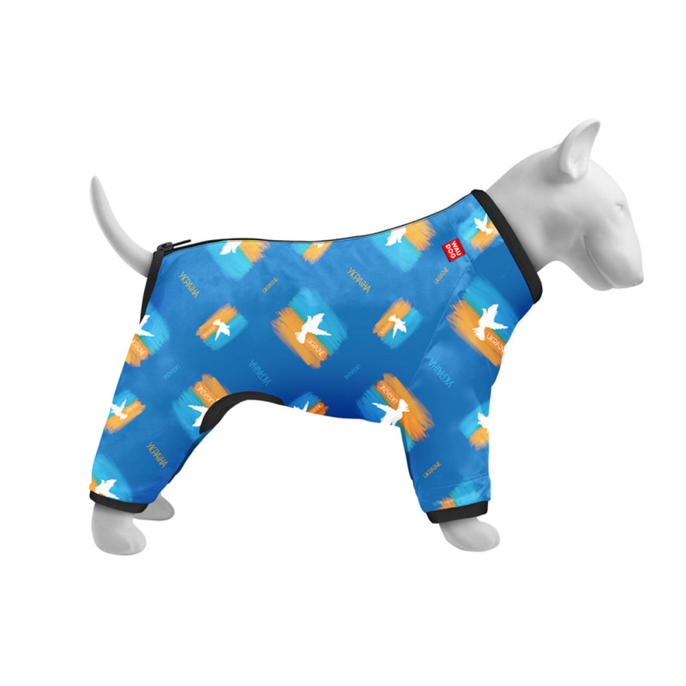 Вітровка для собак WAUDOG Clothes, малюнок "Прапор", L55, В 77-79 см, С 50-55 см Київ - фото 3