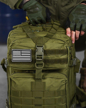 Рюкзак тактичний олива 45 л 800D USA ВТ6386 Київ - фото 4