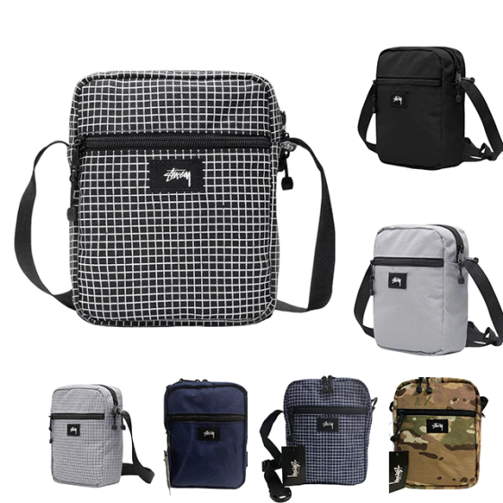 Сумка через плечо Stussy 19x16 камуфляж Белый Запоріжжя