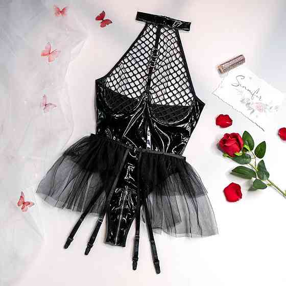 Боди сексуальное S черный Киев