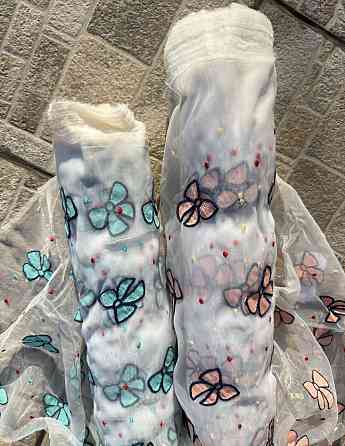 Ткань опт / органза вышитая - от 5 м. Киев