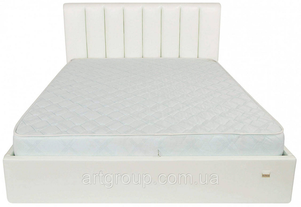 Кровать Sanam Comfort 120 х 200 см Лаки White С подъемным механизмом и нишей для белья Белый Днепр - изображение 19