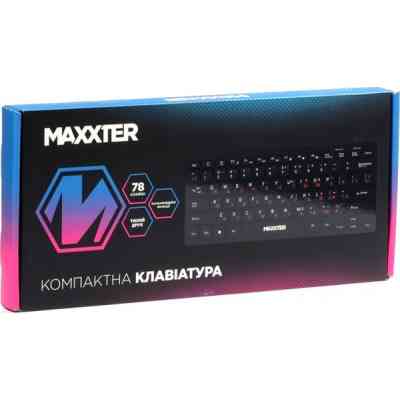 Клавіатура Maxxter KBM-C01B-UA USB UA Black (KBM-C01B-UA) Вінниця