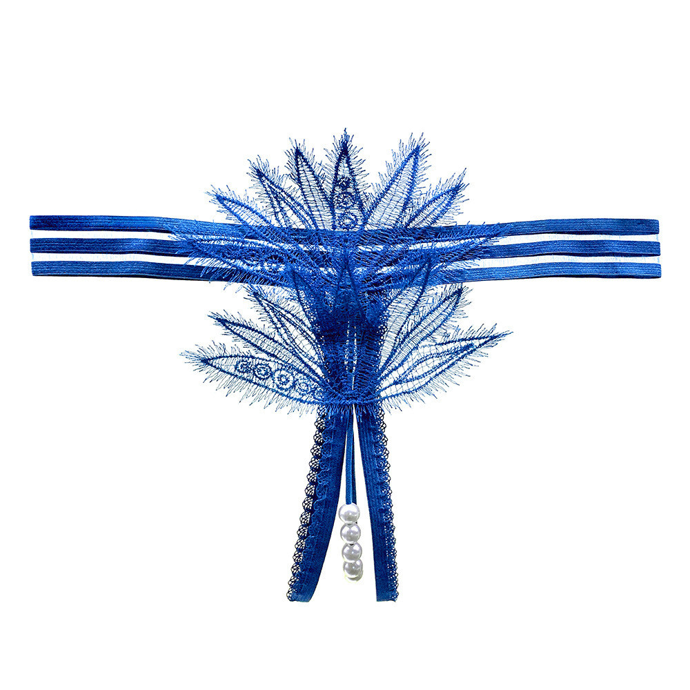 Трусики з перлами універсальний синій Київ - фото 1