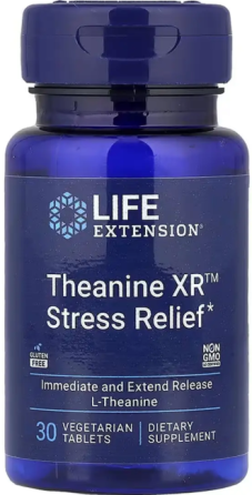 Теанін Life Extension Theanine XRTM Stress Relief 30 вег таб Київ