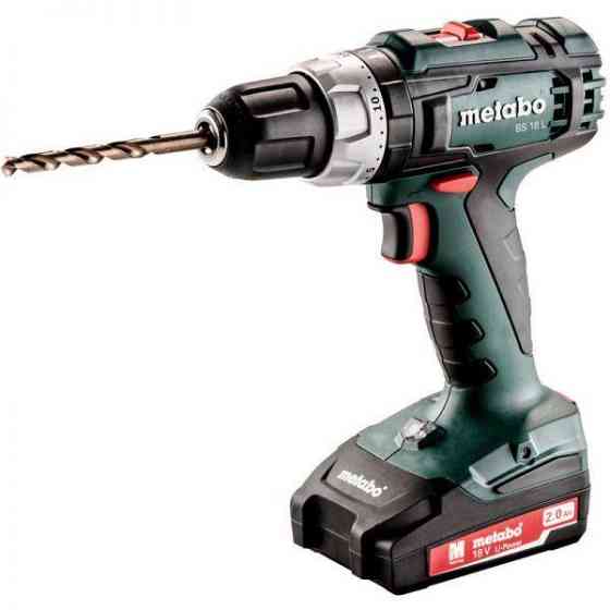 Акумуляторний шуруповерт Metabo BS 18 L 2х2.0 Ач (602321500) Київ
