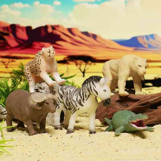 Стретч-іграшка сюрприз "Вартові савани" #sbabam 101/CN24 у вигляді тварини Вінниця