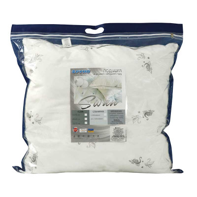 Подушка Руно из искусственного лебединого пуха Silver Swan 70х70 см (313.52_Silver Swan) Винница - изображение 4