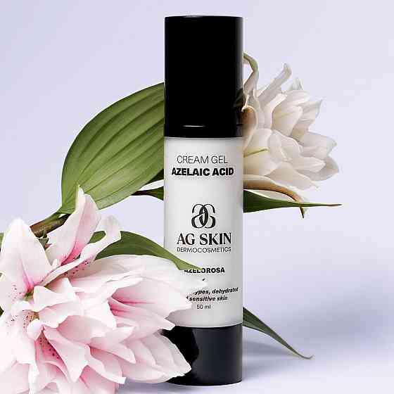 Крем-гель с азелаиновой кислотой и ретинолом Cream gel azelaic acid AG Skin 50 мл Днепр