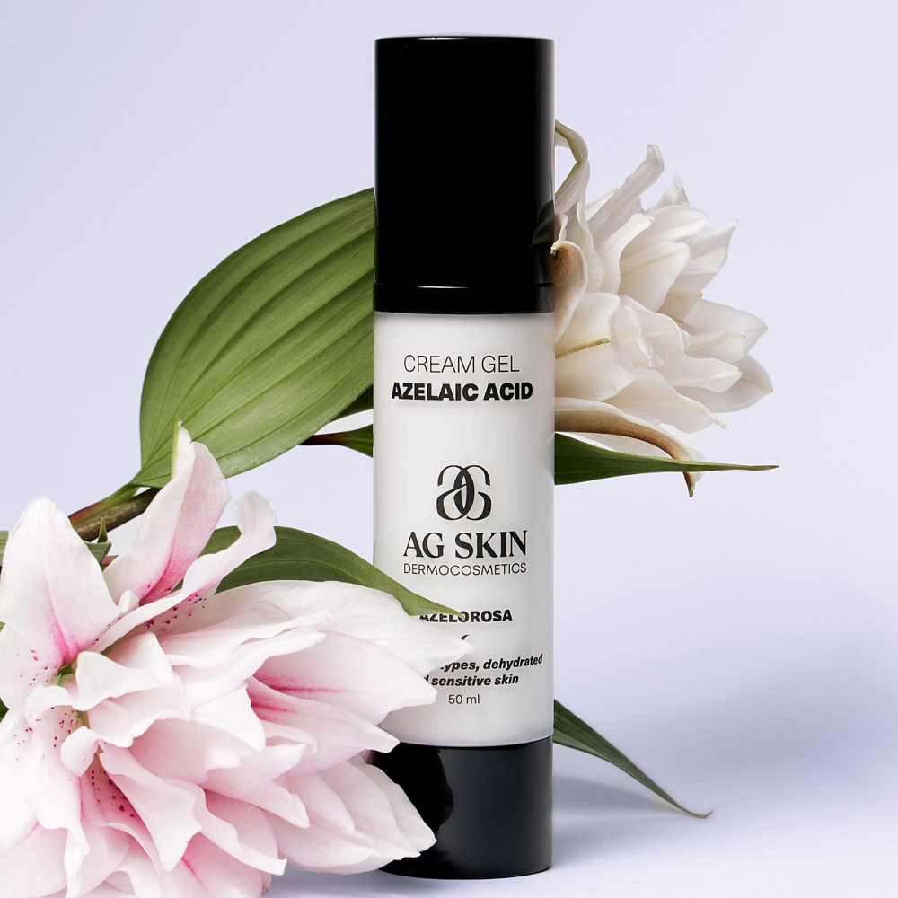 Крем–гель з азелаїновою кислотою і ретинолом Cream gel azelaic acid AG Skin 50 мл Дніпро - фото 1