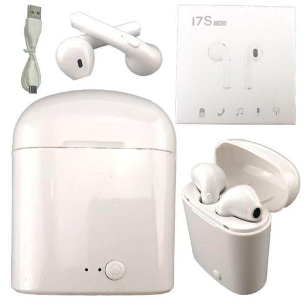 Bluetooth навушники з чохлом зарядкою I 7 S Київ - фото 1