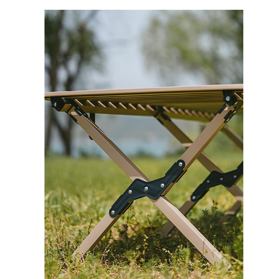 Стіл складаний туристичний Naturehike Simple Star T01 CNK2550JJ018 (89х60 см) вуглецева сталь Бежевий Вінниця - фото 5