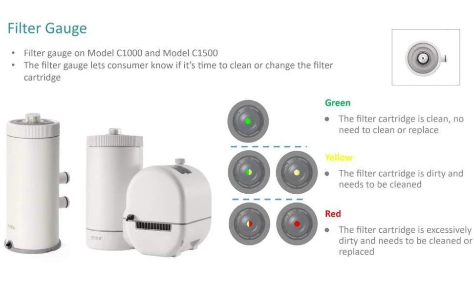 Фильтрующий насос для бассейна до 50 м3 Intex 9463 литров/час с картриджем Киев - изображение 4