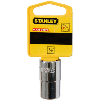 Головка торцевая Stanley 1/2"х 18мм, с двенадцатигранным профилем, метрическая (4-88-790) Винница - изображение 1