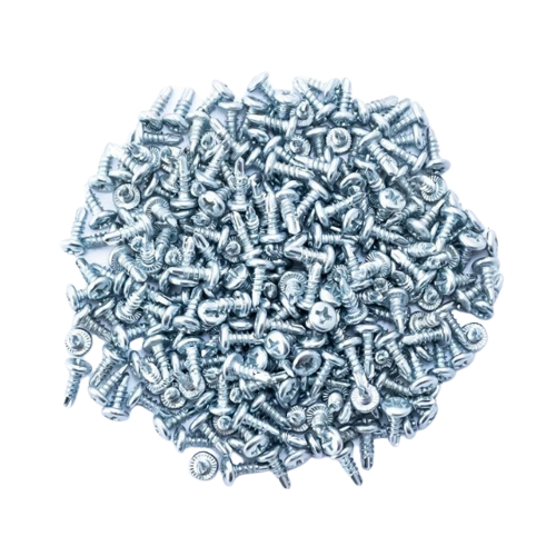 Саморіз для г/к до металу з напівкруглою головкою зі свердлом 3,5*9,5мм цинк білий 250 шт/уп APRO Житомир - изображение 1