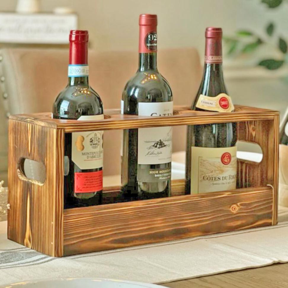 Настольная винная полка 