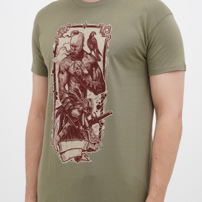 Футболка Sol's Imperial Cossack with hawk хакі S (11500268/396S) Вінниця - фото 3