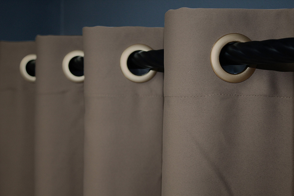 Комплект штор на люверсах VR-Textil Bagema Rvs № 1289ш Какао 150х250 см 2 шт (37-0015) Киев - изображение 6