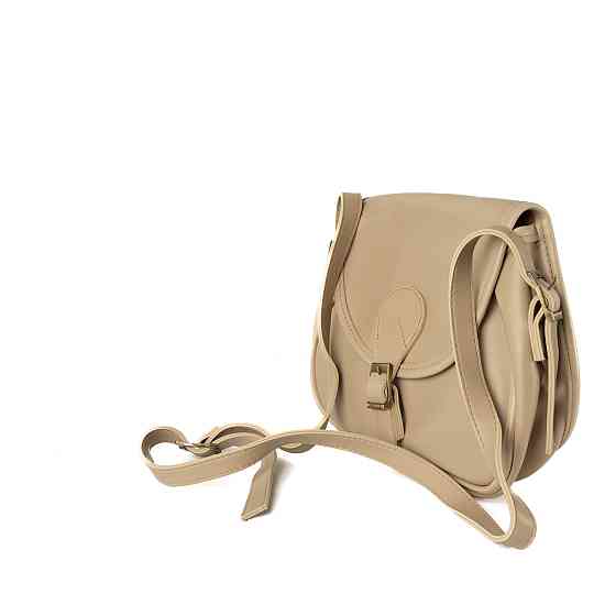 Сумка женская через плечо из качественной искусственной кожи, стильная сумочка, Бежевый Каменец-Подольский