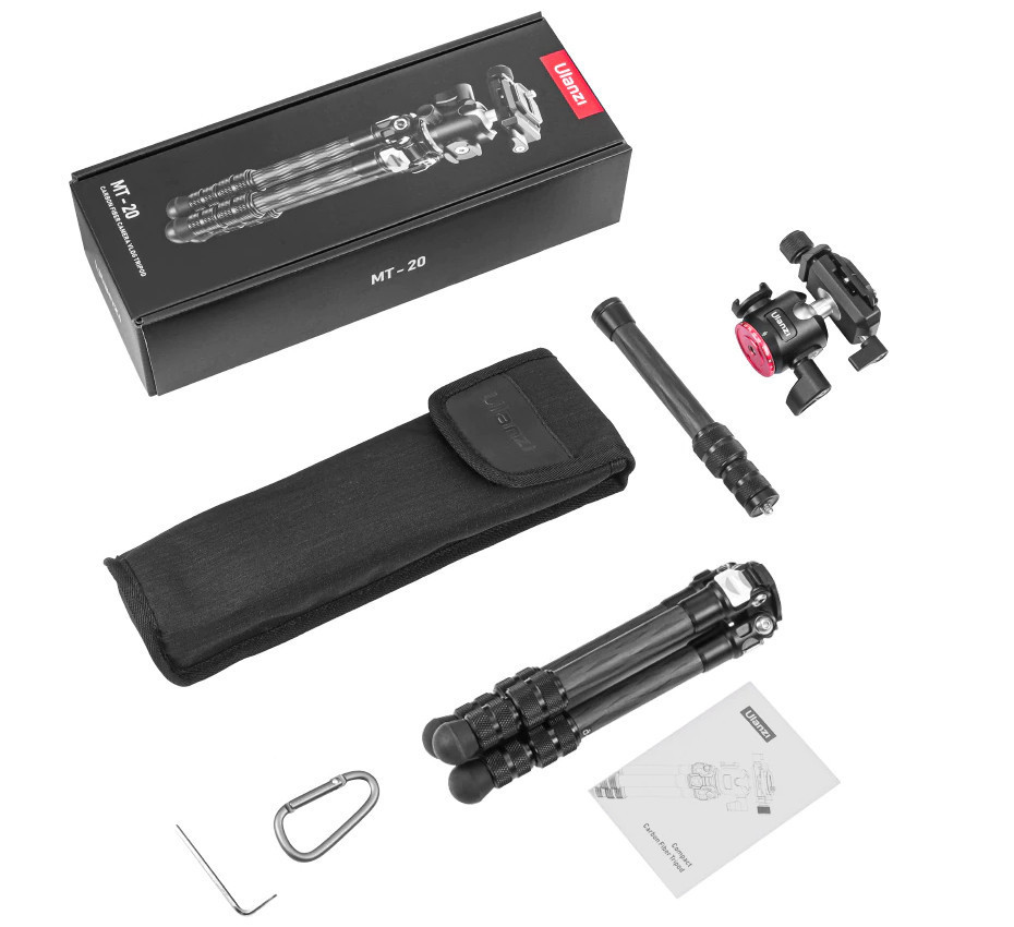 Штатив карбоновий алюмінієва головка Arca 71см Ulanzi MT-20 Київ - фото 5