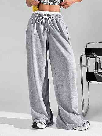 Жіночі оверсайз штани з імітацією білизни двонитка Одеса