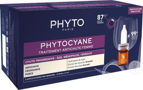 Фіто Фітоціан засіб від випадіння волосся Прогресив Phyto Phytocyane Progressive Treatment 12x5 мл Дніпро - фото 1