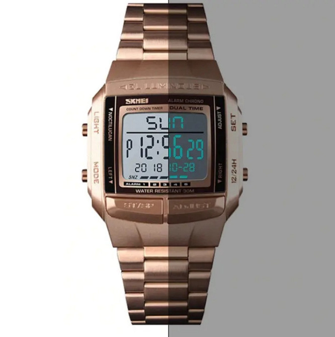 Спортивний годинник Skmei Illuminator Рожевий Київ - фото 3