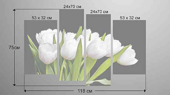 Модульная картина Тюльпаны Art-66_4 Киев
