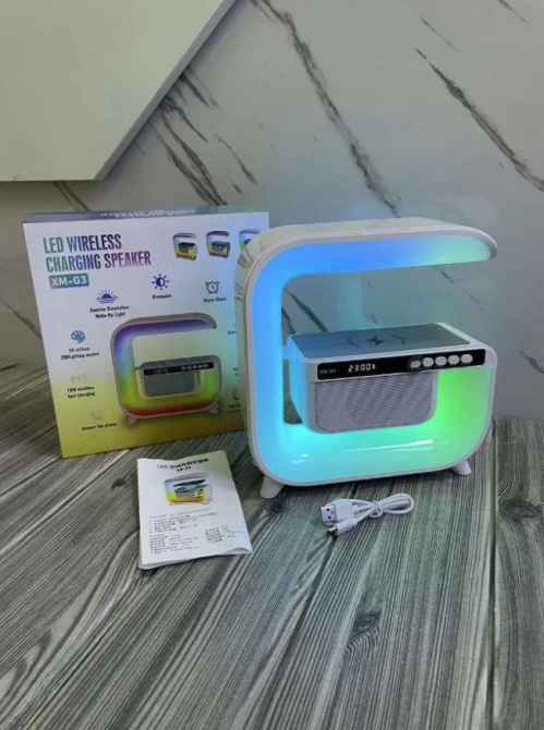 Аккумуляторный ночник G-Smart G3 mini RGB с Bluetooth колонкой и зарядкой для телефона Винница - изображение 9