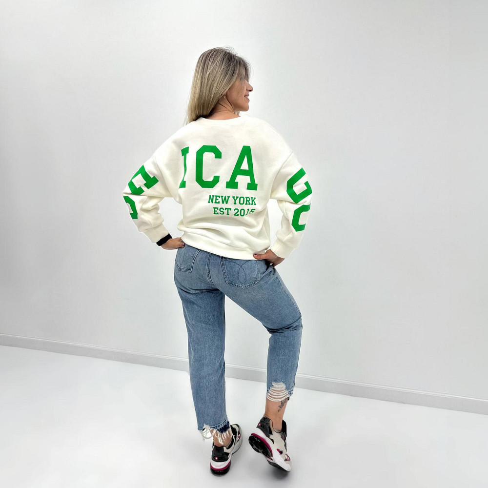 Жіночий утеплений батник "Noise" оптом | Батал Молочний, 50-52 Київ - фото 1