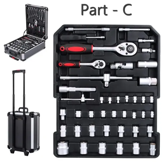 Профессиональный набор инструментов в чемодане 408 предметов Коломия