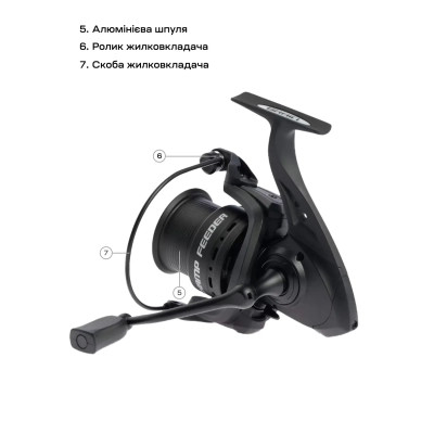 Катушка Brain Champ Feeder 4000 3+1BB 4.81 (1858.80.73) Винница - изображение 6