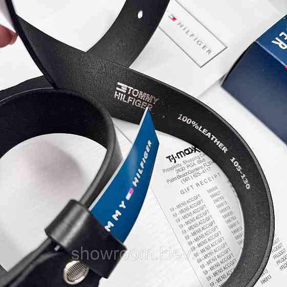 Мужской брендовый ремень из натуральной кожи премиум ТН (071) Киев