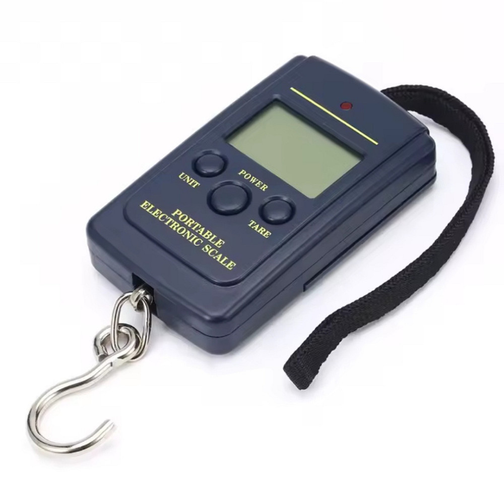 Электронные весы-кантер диапазон 10г- 50 кг на батарейках 8 на 5 см синий Киев - изображение 4