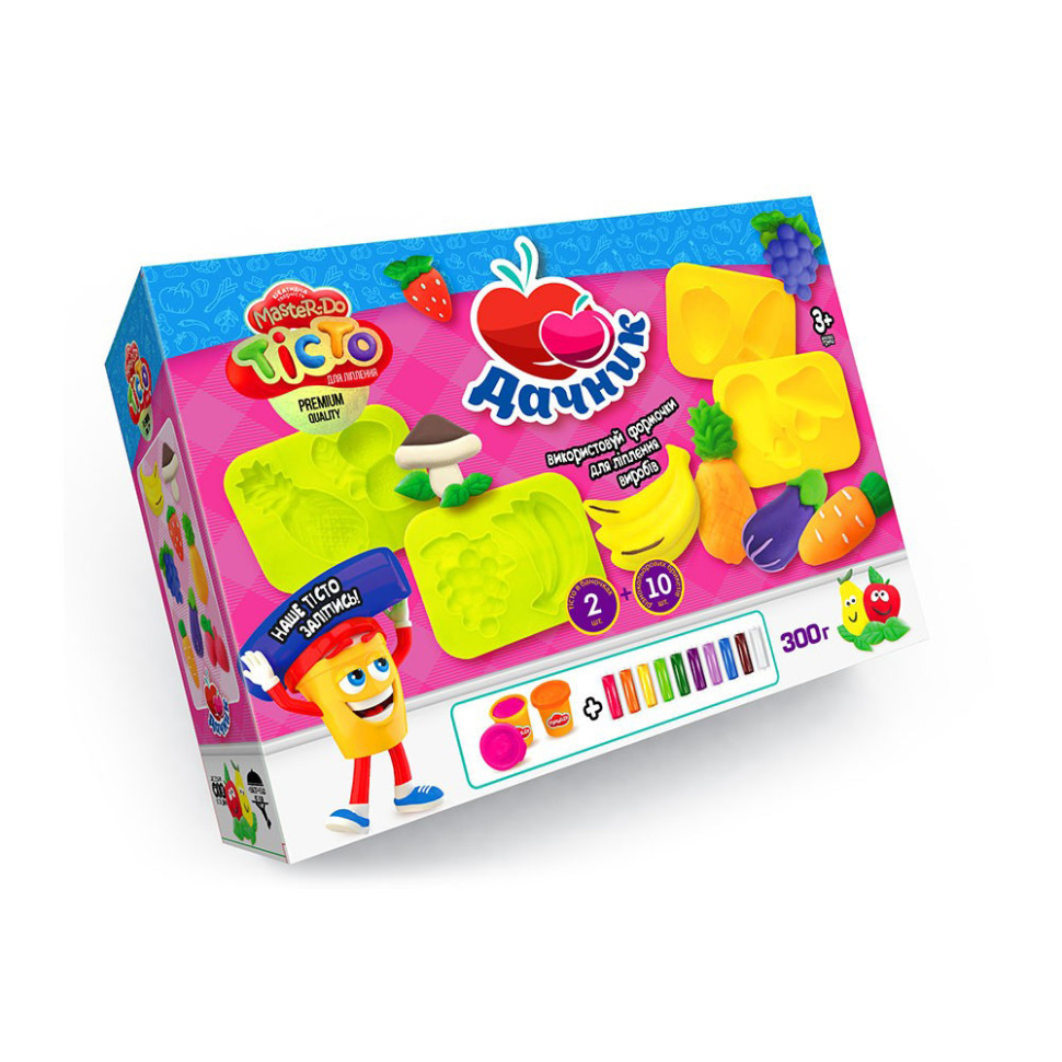 Креативна творчість "Тісто для ліплення "MASTER DO" Дачник TMD-18-01U з формочками Вінниця - фото 1